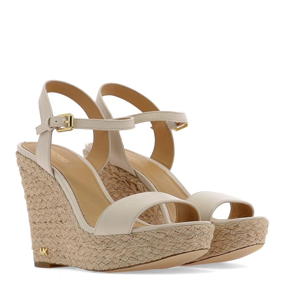 Michael Kors Tan Wedge Sandals